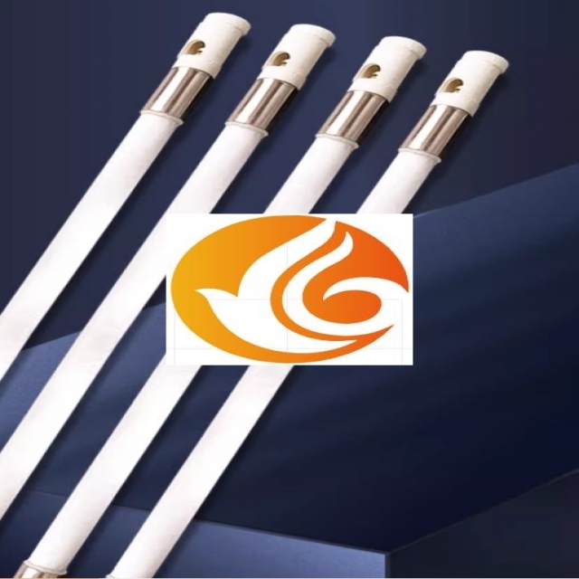 Far infrared quartz heating tube 220v380v barbecue stove quartz heating tube resistant to high temperature dry burning industrial electric heating rod