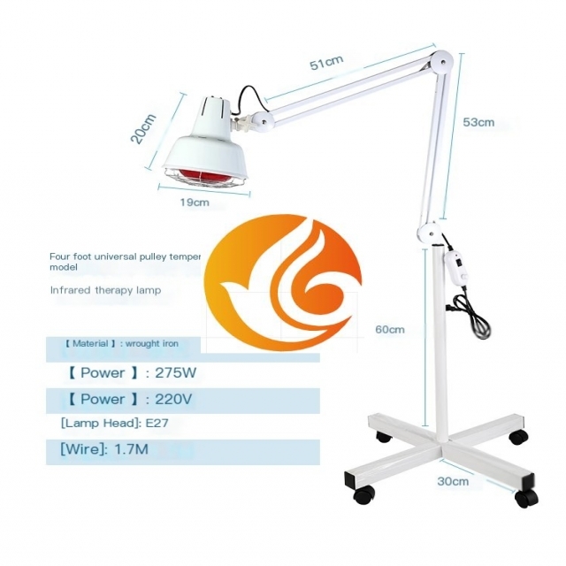 Infrared therapy lamp for home therapy, baking fire, electric lamp, beauty salon heating, far-infrared baking lamp